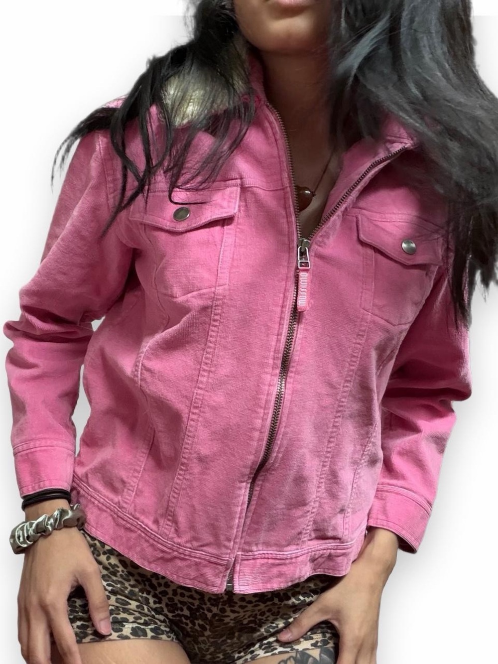 Mossimo Sherpa pink corduroy jacket
